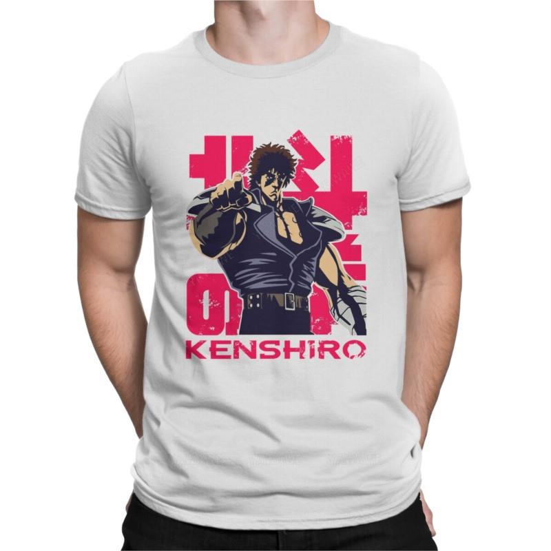 166b Kenshiro TShirts Unisex Fist of the North Star Japanese Unisexga Funny Cotton Tee Shirt Crewneck Short Sleeve T Shirt S