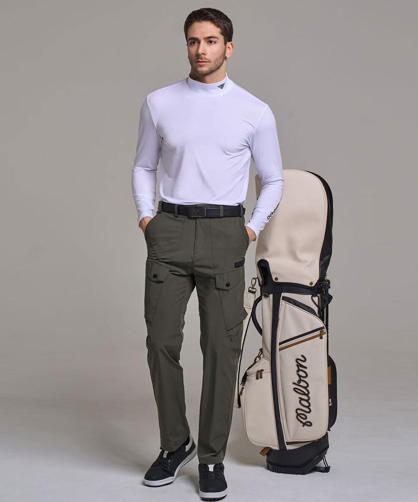 DOWNBLOW Men'S Functional Sports Golf Wear Stretch Banded Cargo Pants 6010