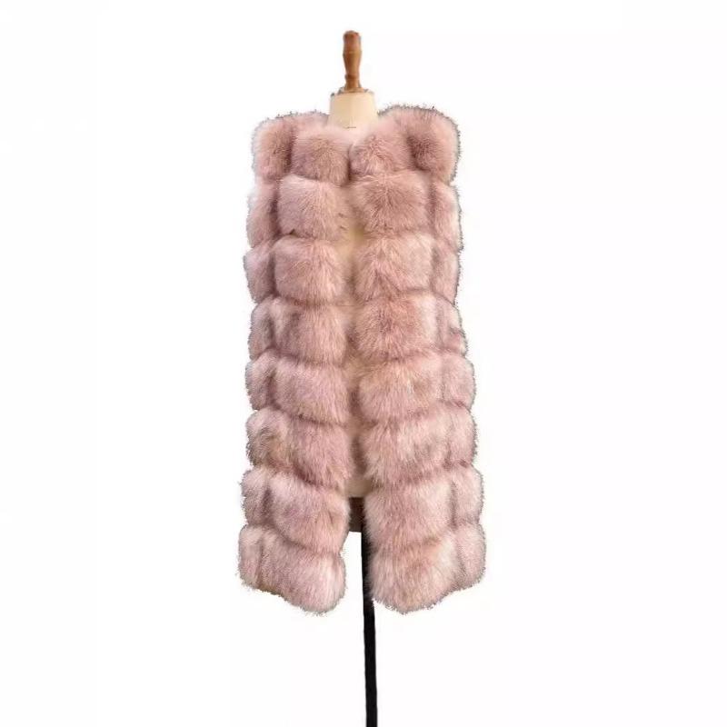 Fur Outer Vest New Autumn and Winter Clothing Women's Fashion Casual Imitation Fox Hair Light Luxury Thermal Vest