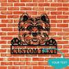 Unique Personalized Cairn Terrier Dog Metal Wall Art, Custom Name Inscribed Home Decor Gift for Dog Lovers
