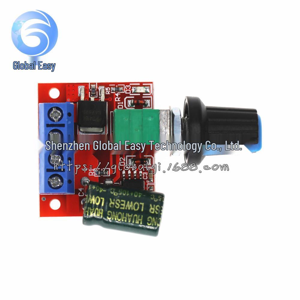 5V-35V PWM DC Motor Speed Controller with LED Dimmer and 5A Switch Function