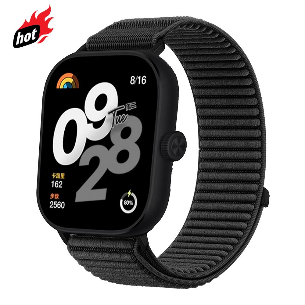 

Нейлоновый ремешок для Redmi Watch 5 4 Sports Эластичный сменный браслет Наручный ремешок Correa для Xiaomi Mi Band 8 Pro/9 Pro Аксессуары For Redmi Watch 5 чёрный