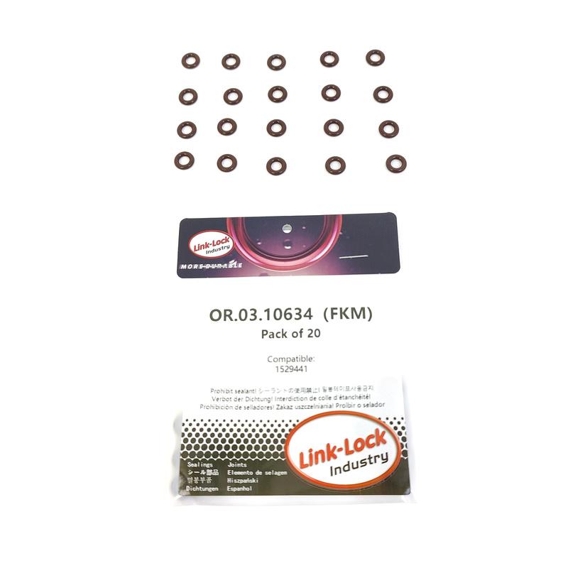 20PCS OR.03.10634 FKM Viton 5.3×2.4 Sealing Universal O-Ring Kit 1529441 for Scania