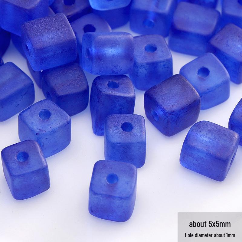 Blauer Glas-Reiskorn-Haarnadel: Handgefertigter Schmuck-Accessoire im antiken chinesischen Stil