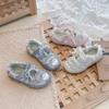 Children's Outdoor Princess Sneakers - Girls' Breathable Lace Low-Cut Mesh Shoes for Spring/Summer