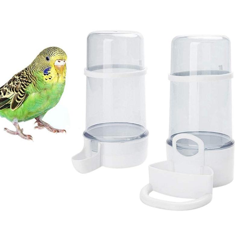 Bird Feeder And Waterer For Pet Parrot Cage Automatic Drinker Bird Food Water Bowl Bird Automatic Feeder For Cage