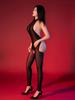 Sexy Damenöl Glänzend Glänzend Catsuit Elastischer Body Offener Schritt Strampler Durchsichtig Formende Strumpfhosen Cosplay Dienstmädchen Leotard