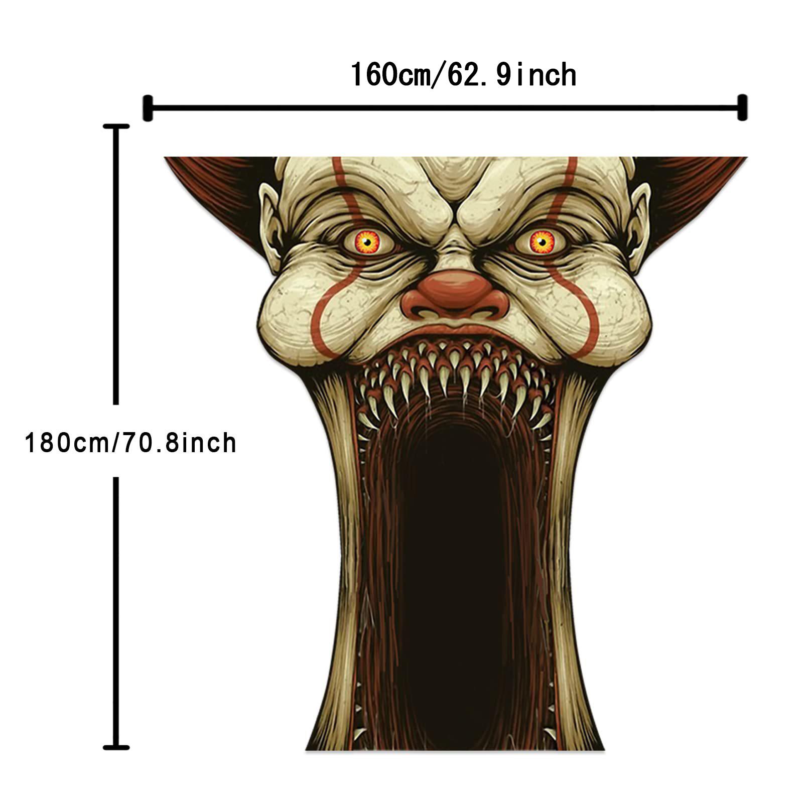 

Призрак Фестиваль Клоун Хэллоуин Ужас Атмосфера Вампир Баннер Фон Декор 180X160cm
