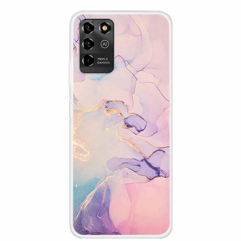 For ZTE Blade V30 Vita Case 8030 Marble Soft TPU Silicone Clear Phone Case for ZTE V30 VITA Back Cover Transparent Capa V 30vita