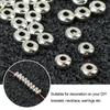 100pcs/set Handmade Silver Crafts Spacer Beads DIY Tool Bracelet Components Jewelry Making