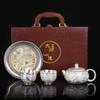 Year of the Dragon Sterling Silver 999 Teapot: Pure Handmade High-End Gongfu Tea Set Souvenir