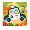 11x11cm New Wooden 3d Puzzle Cartoon Animal Dinosaur Early Learning Educational Montessori Wooden Puzzle Toys for Kids