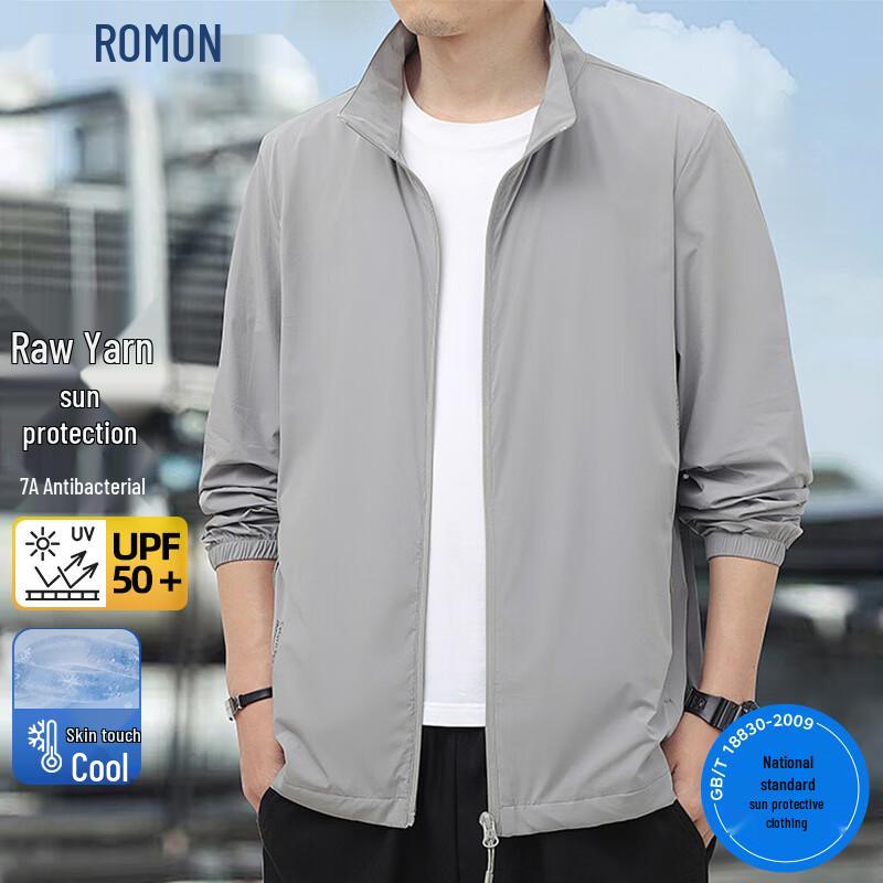 ROMON Men s UPF50+ Lightweight Sun Protection Jacket 5XL