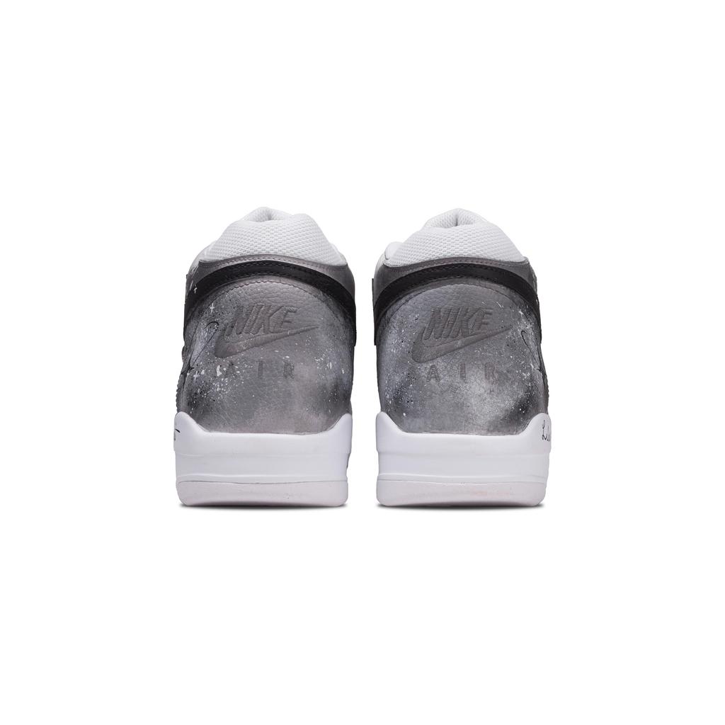 Nike Flight Legacy Starlight Isle Ash Mi-haut Chaussures de Basketball Vintage Homme Noir Gris BQ4212-101(Team365-)