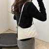 Fashionable Chic Women's Bag 2024 Trendy Simple Crescent Bag Casual Shoulder Bag