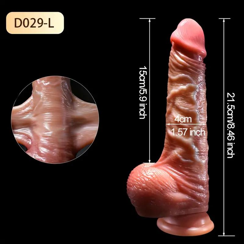 Realistic Dildos for Women Skin Sliding Foreskin Testicles Dildo Anal Vaginal Stimulation Strapon Big Penis Sex Toys for Woman