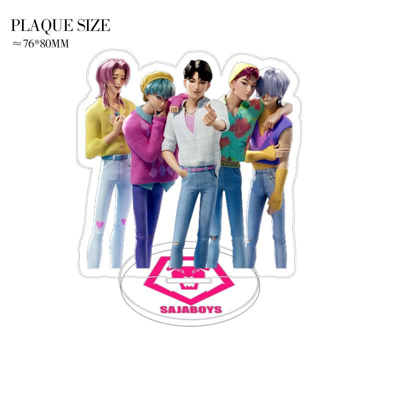 Kpop Dämonenjäger Superstar Acryl Aufsteller Desktop Dekoration Ornament Zubehör Spielzeug für Fans Geschenk