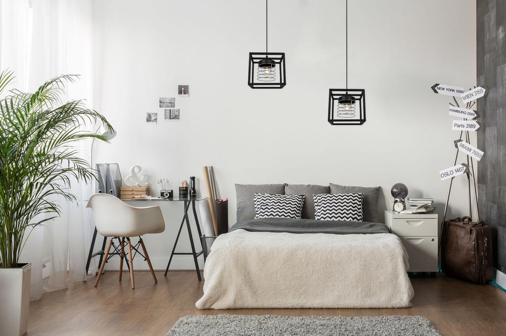 LOFT HANGING LAMP MODERN CAGE