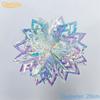 Neon 3D Snowflakes for Home Christmas Hanging Pendant