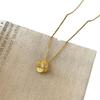 Elegant Korean S925 Sterling Silver Brushed Flower Clavicle Necklace for Women - Personalized, High-End INS Style Necklace