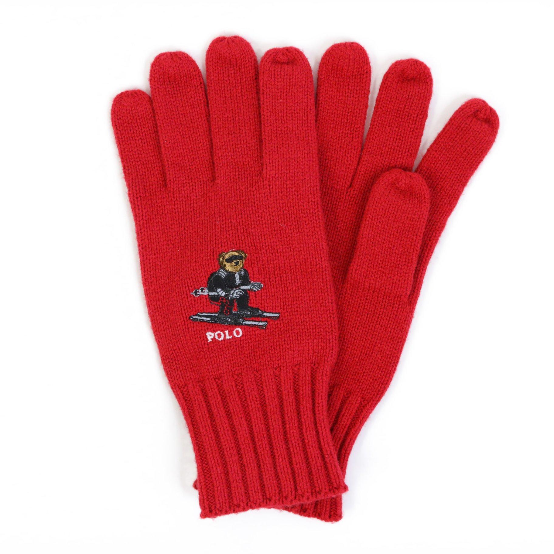 

Ralph POLO Ralph Lauren POLO BEAR Polo Bear Вязаные перчатки Перчатки (Поло Лорен) Мужской (RED) [Элемент] красный