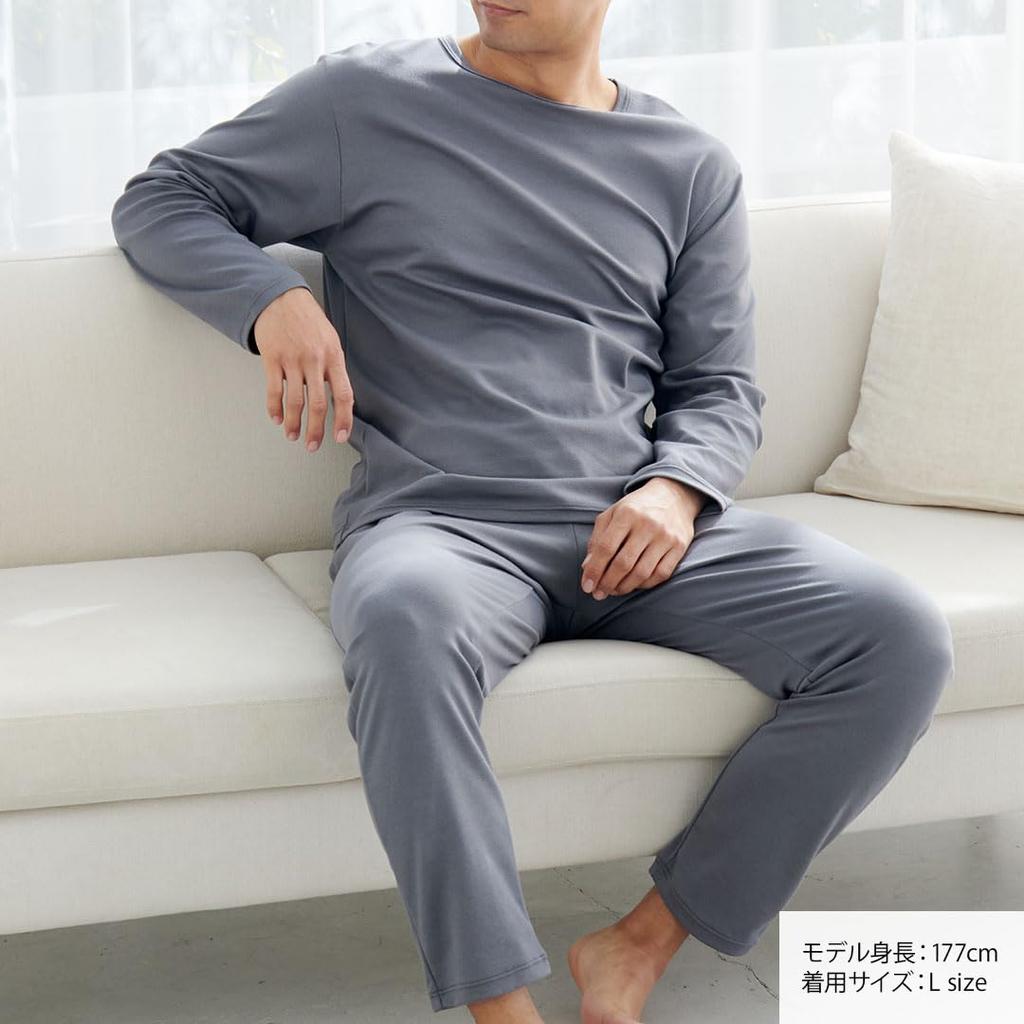 Venex Comfort Ponte Recovery Wear Size L Men's Set, Charcoal,