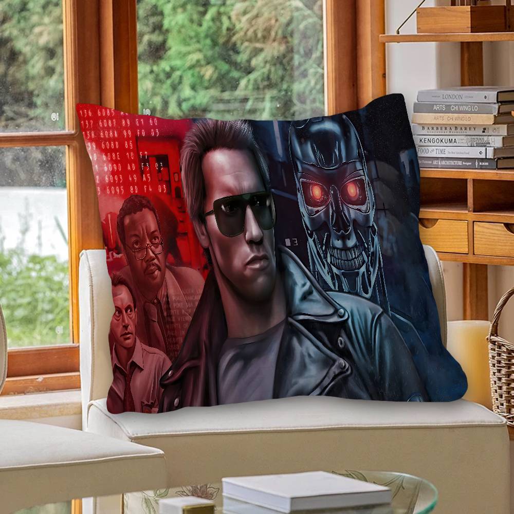Movie T-TERMINATOR Pillow Cover Sofa Cushion Cover Home Room Decoration Children Gift