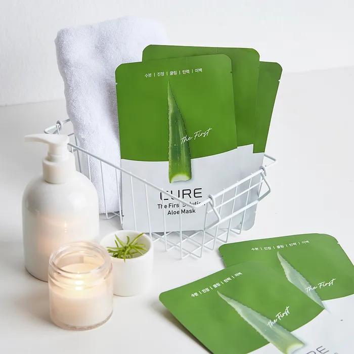 [Kim Jungmoon Aloe] Cure the First Aloe Mask Pack 30 sheets