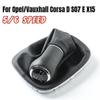5 6 Speed Car Gear Shift Knob with Gaitor Boot Manual Transmission 009140093 For Opel/Vauxhall Corsa D S07 E X15 Hatchback Van