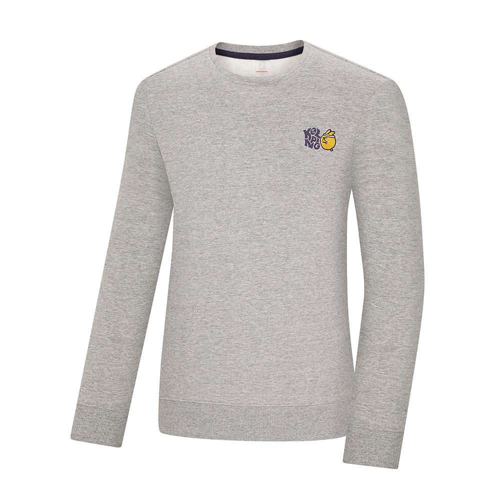 Унисекс хлопковая толстовка Kolon Sport Benz Kut0478U Black/090