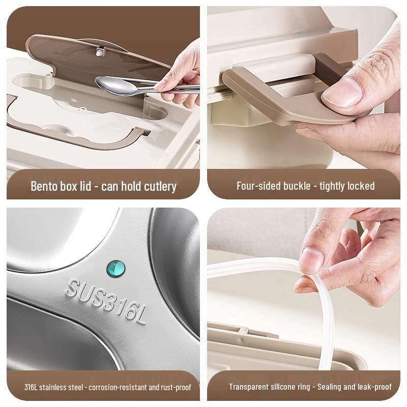 316 Stainless Steel Insulated Lunch Box