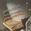 18K Gold Handmade Double Layer Rice Bead Bracelet for Women - European & American Style (E207)