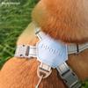 Dog Harness All-Weather Vest with Metal D-Ring Reflective Soft Harnesses with Leashes for Small Medium Dogs
