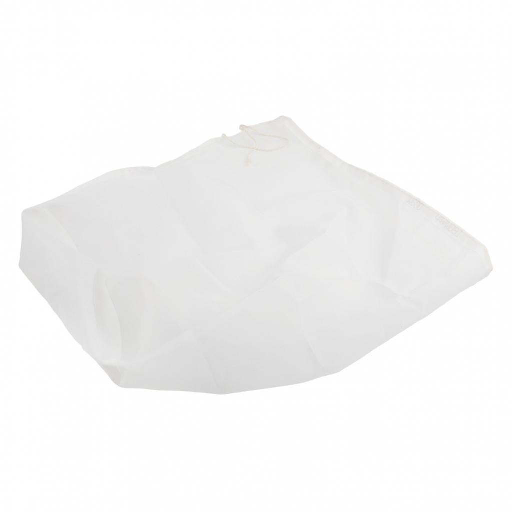 100300 Mesh Nylon Filter Bag with Drawstring for Filtration and Straining