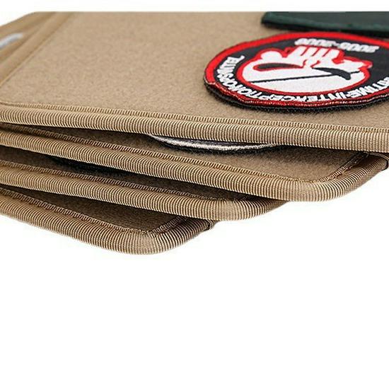 Tactical Velcro Armband Organizer with Double Loop and Storage Patch