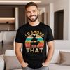 Youth Family Vintage Tees O Neck Father Day Premium Cotton Tshirts Casual Short Sleeve Funny Bbq Id Smoke That Tshirts
