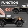1/24 Legierung Druckguss Wrangler Geländewagen Modell Simulation Ton und Licht Reifen Stoßdämpfung Kinderspielzeug Ornamente