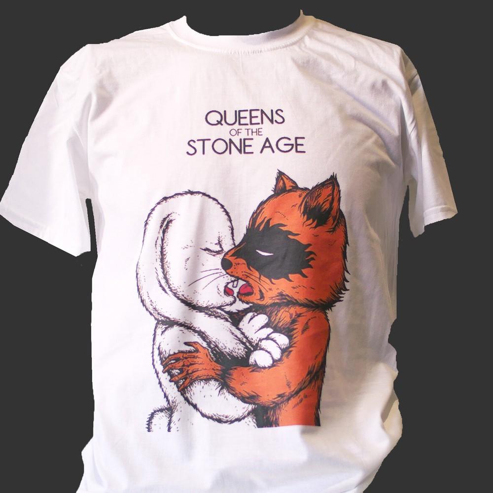 

QUEENS OF THE STONE AGE МЕТАЛЛ РОК ФУТБОЛКА унисекс S-3XL S