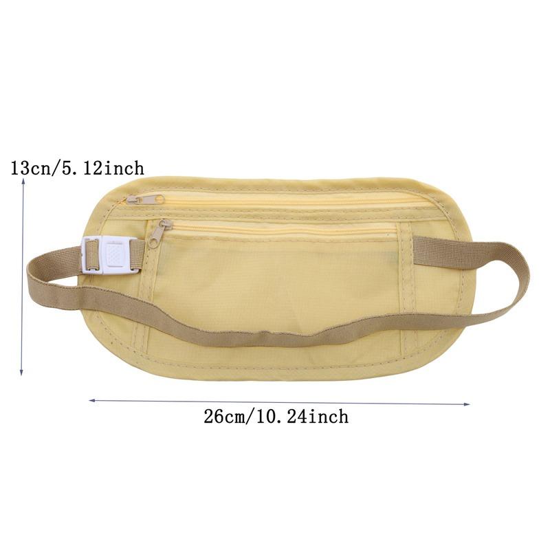 Waist Bag Hidden Security Wallet Gift Travel Bags Invisible Travel Waist Packs Pouch Passport Money Belt Bag Chest Pack Money