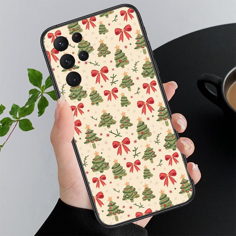 Phone Case For Samsung A55 A16 A56 A36 A35 A15 A53 A54 A33 A34 A25 A05S A52 A52S A14 A24 A26 A71 Winter Christmas