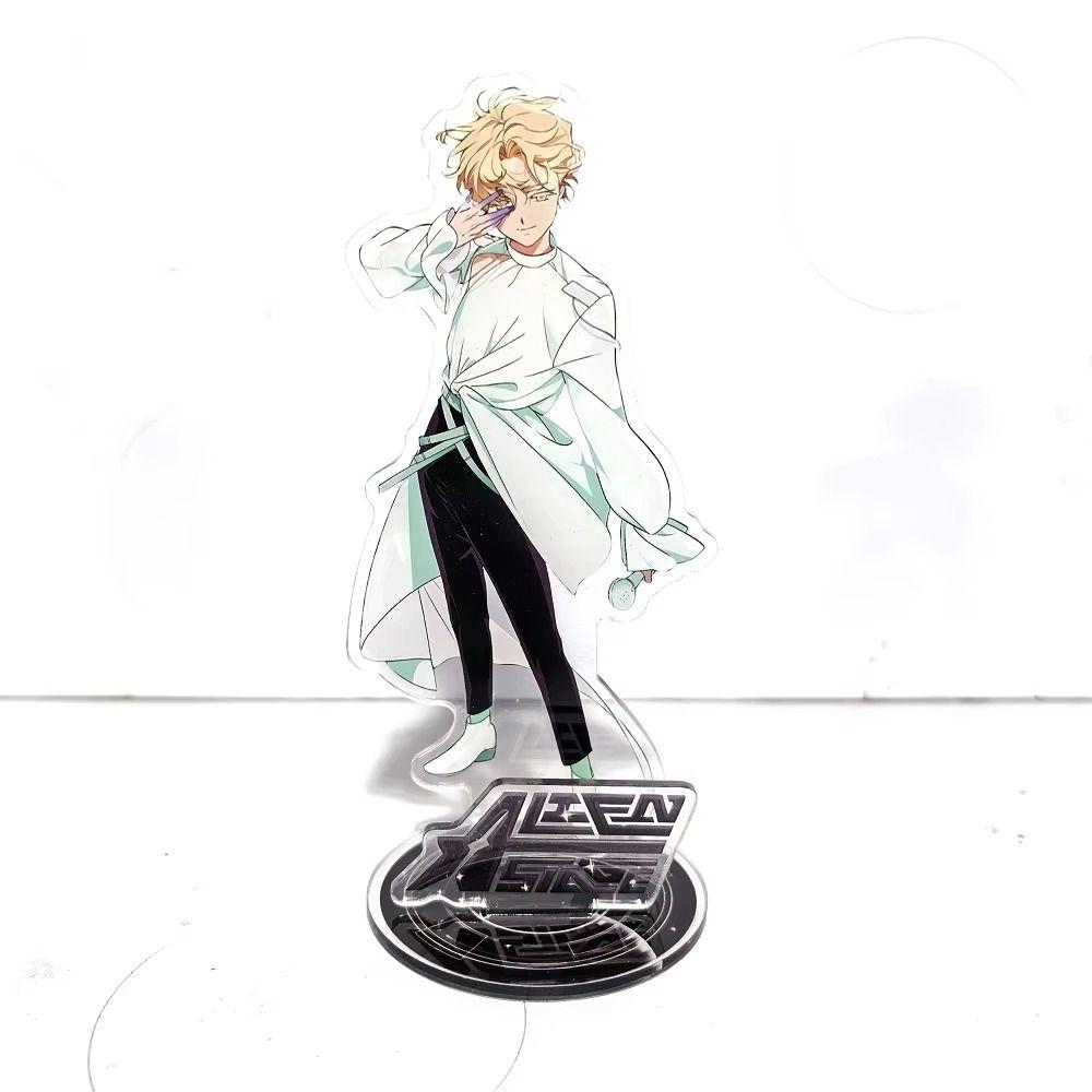 Kawaii Alien Stage Acrylic Stand Luka Mizi Room Decor Ivan Till Model Action Figure Desktop Ornaments Birthday Gift For Fans