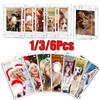 1/3/6pcs Acrylic Refrigerator Magnetic Frame Frame For 1/3/4 Inch Photo Clear Reversible Refrigerator Magnet Photo Frame Display