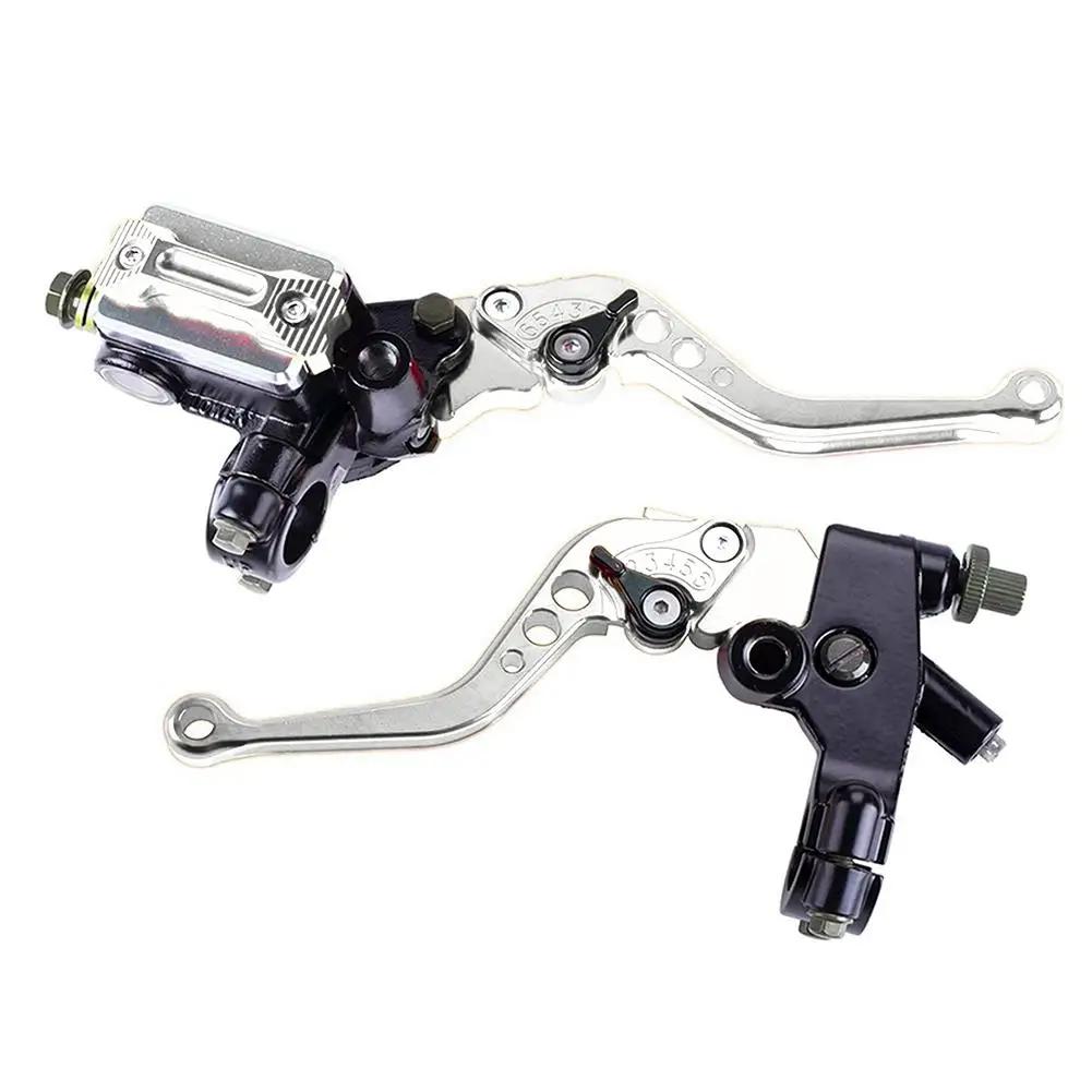 Brake Clutch Master Cylinder Levers For Motorcycle Brake Clutch Master Cylinder Levers Universal Aluminum Handlebar C2E3