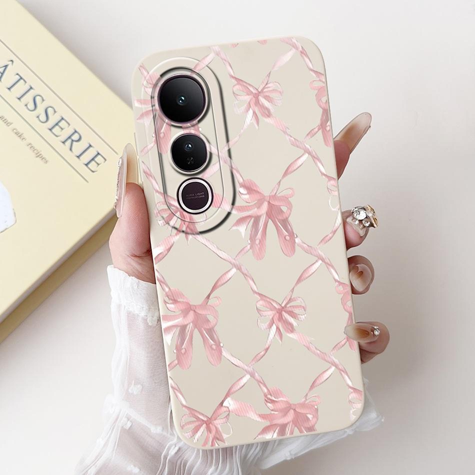 For Vivo V50 Lite Elegant Butterfly Floral Printed Phone Case For Vivo V50 V 50 V50lite Soft Silicone Shockproof Cases Bumpers