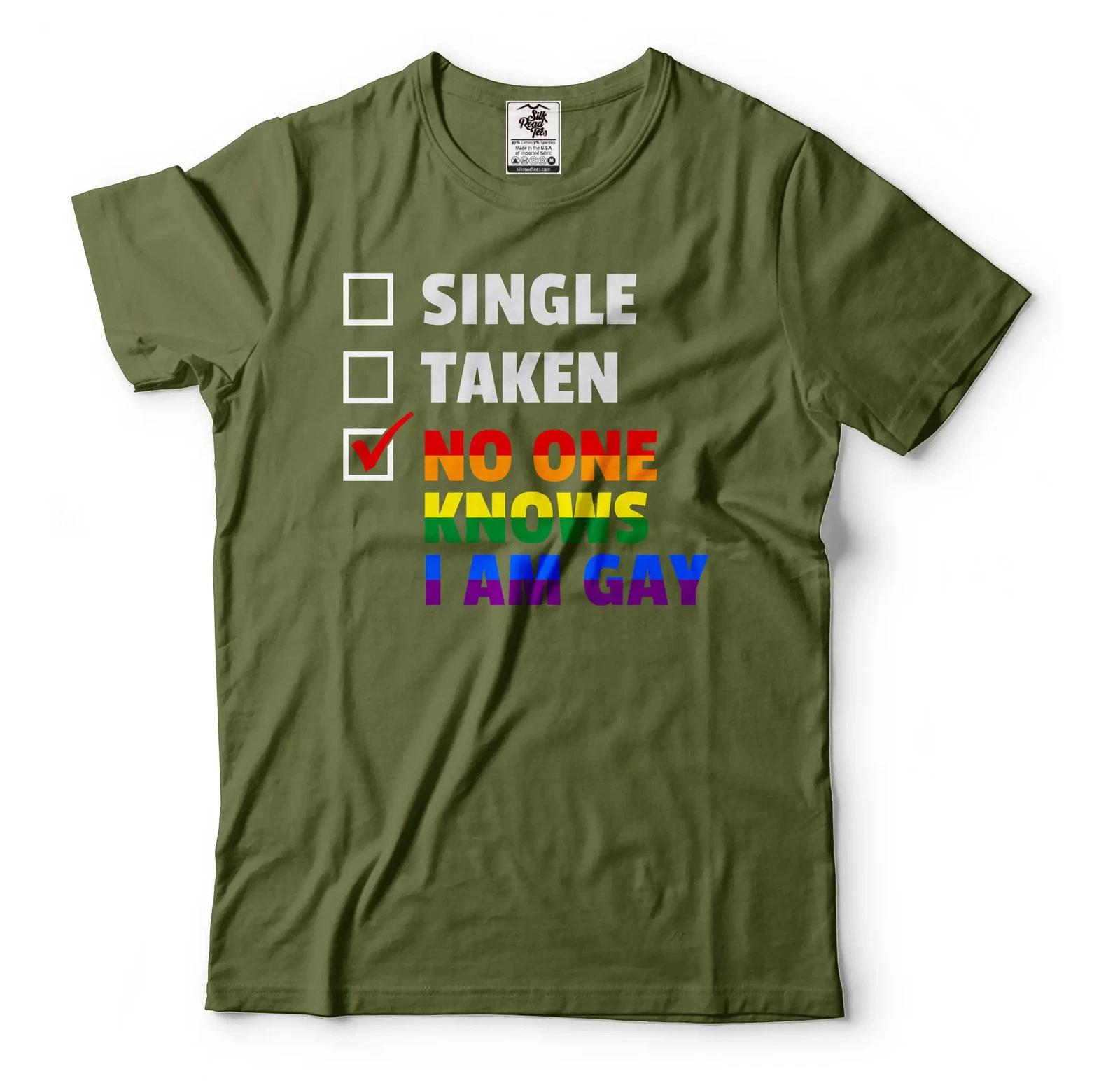 

Funny No One Knows I Am Gay Shirt LGBT Pride Shirt Rainbow Shirt Gay Ally Shirt M