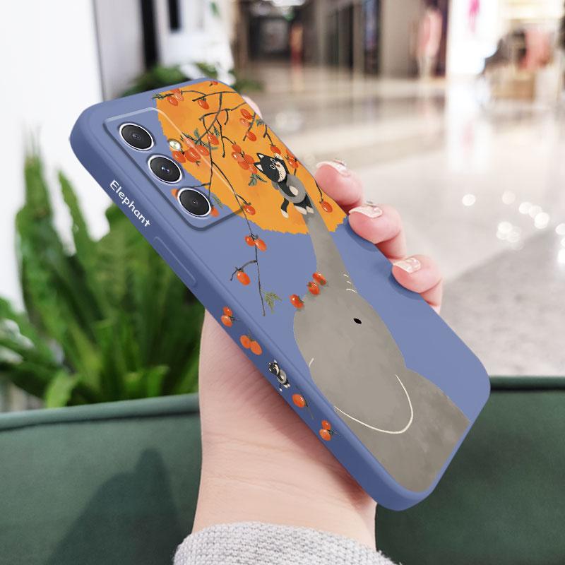 

Elephant Cat Case For Samsung Galaxy A17 A56 A36 A26 A54 A34 A24 A14 A55 A35 A25 A15 A05 A05S A04 A04S A04E 4G 5G Cover Samsung A26