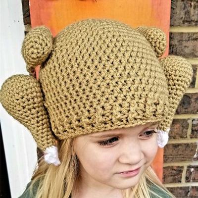 Spring New Color-blocked Pullover Hat, Hand-knitted Woolen Hat, Mask, Integrated Warm Mask