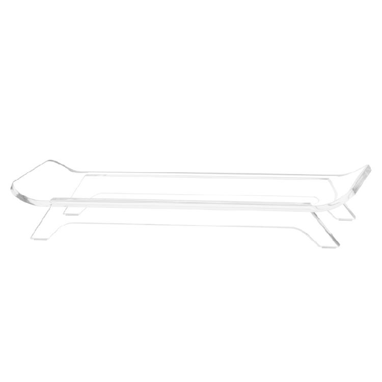 Elegant Acrylic Stand for Speaker Anti-Skid Large Base Stability & Organized Desktop Display 6mm Thick