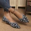 Summer Breathable Flat-bottomed Shallow and Pointed-toe Lazy Shoes on One Foot