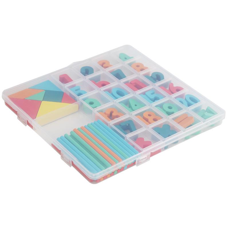 Wooden Arithmetic Counting Sticks - Educational Math Learning Box for Kindergarten and Elementary